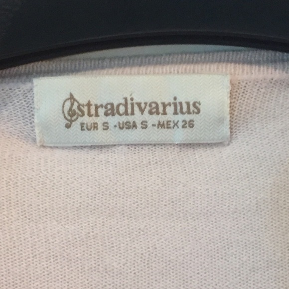 Stradivarius Baby Pink Asymmetric Falls Cardigans - Picture 3 of 4